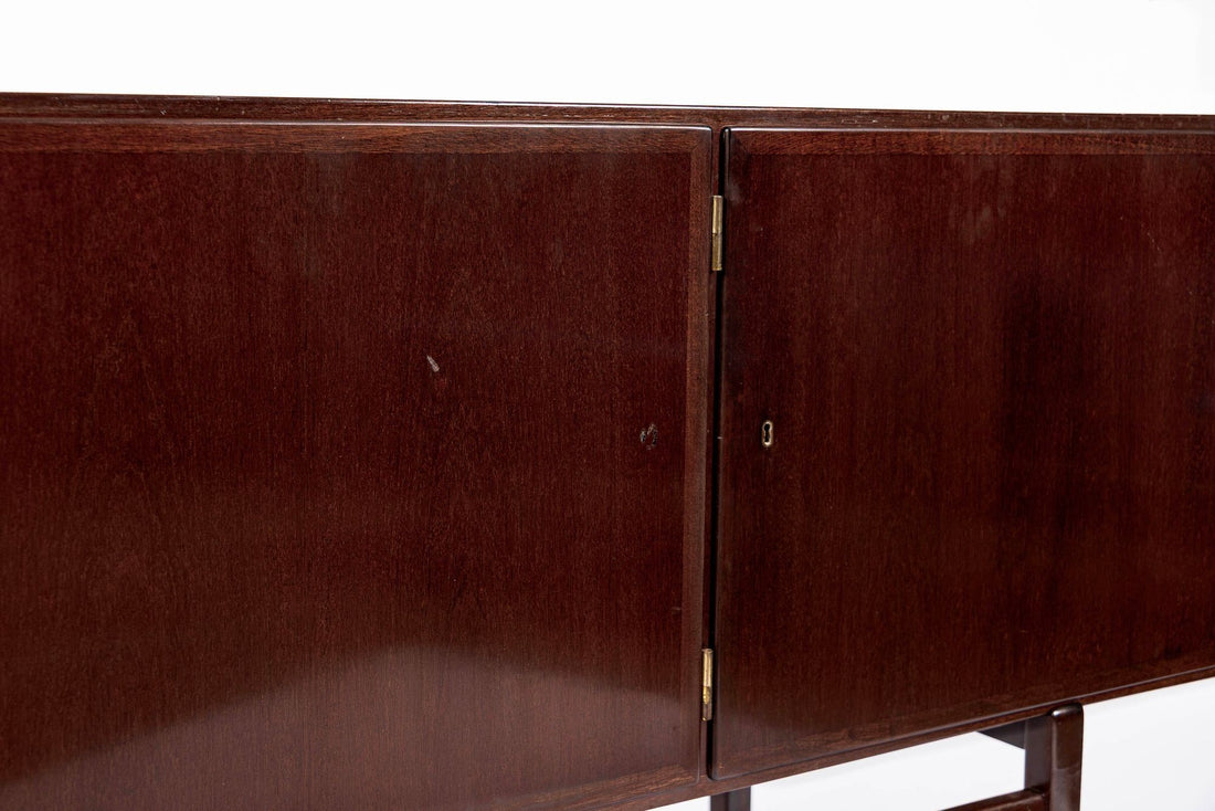 Mid Century Danish Wood Sideboard Cabinet or Credenza by Ole Wanscher