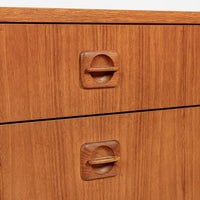 Danish Mid-Century Modern Teak 6-Drawer Dresser or Chest, 1960s