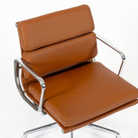 Eames for Herman Miller Brown Leather Office Chair 2000s