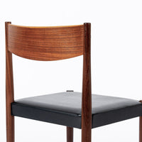 Mid Century Danish Modern Teak Dining Chairs by Poul Volther for Frem Rojle