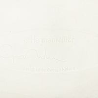 Mid Century White Swag Chair by George Nelson for Herman Miller
