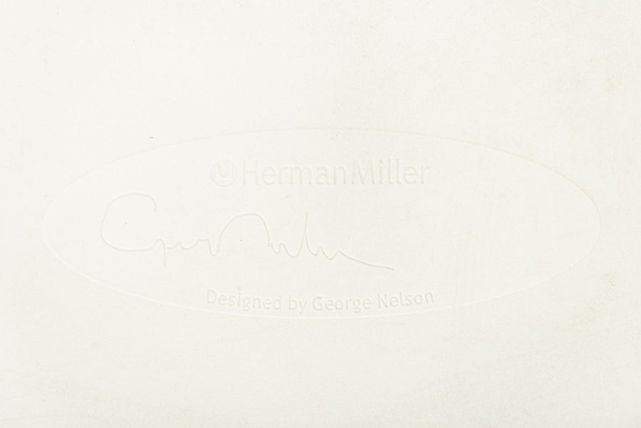 Mid Century White Swag Chair by George Nelson for Herman Miller