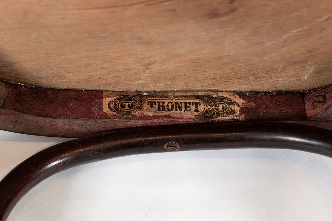 Antique Bentwood Bistro Cafe Chairs by Josef Hoffman for Thonet