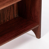Pair of Mid Century Scandinavian Modern Tall Rosewood Bookcases
