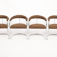 Vintage Mid Century Dining Chairs by Anton Lorenz for Thonet, 1970s