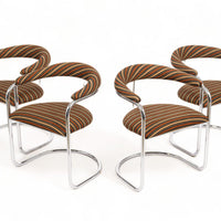 Vintage Mid Century Dining Chairs by Anton Lorenz for Thonet, 1970s