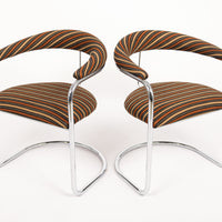 Vintage Mid Century Dining Chairs by Anton Lorenz for Thonet, 1970s