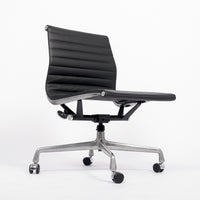 Mid Century Black Leather Office Chair by Eames for Herman Miller