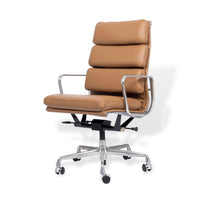 Eames for Herman Miller Aluminum Group Soft Pad Brown Office Chair