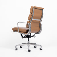 Eames for Herman Miller Aluminum Group Soft Pad Brown Office Chair