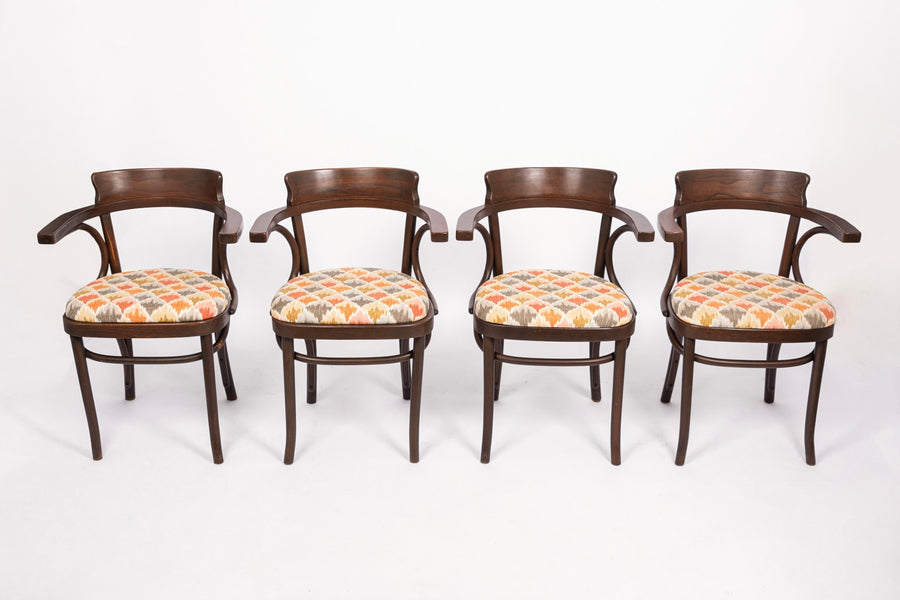 Vintage Bentwood Bistro Cafe Chairs in the Style of J&J Kohn