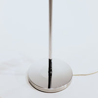 Mid Century Silver Floor Lamp Sarfatti Style