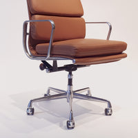 Eames for Herman Miller Brown Leather Office Chair 2000s