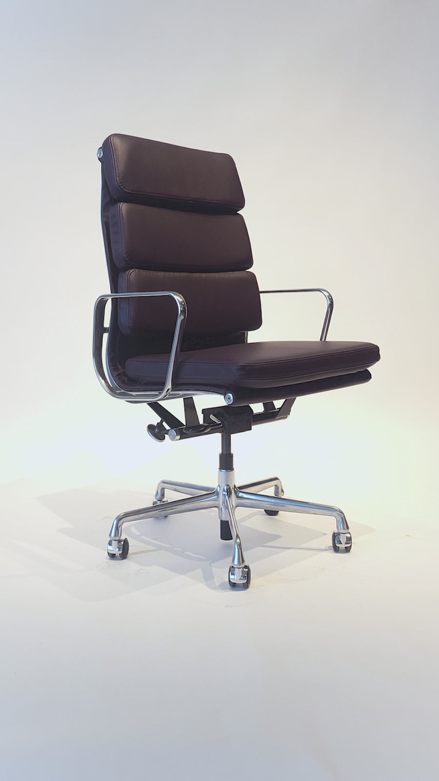 Eames for Herman Miller Tall Dark Purple Desk Chair 2 Available