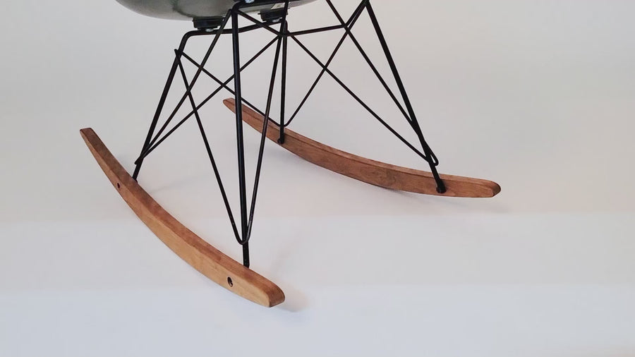 1959 Mid Century RAR Gray Rocking Chair by Eames for Herman Miller