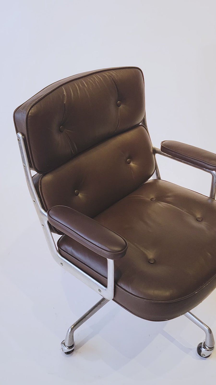 Vintage Eames for Herman Miller Time Life Brown Office Chair 1979
