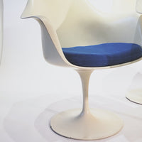 Original Fiberglass Tulip Arm Chairs by Eero Saarinen for Knoll 1970s