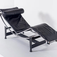 Vintage Cassina LC4 Chaise Lounge Chair by Le Corbusier, 1984