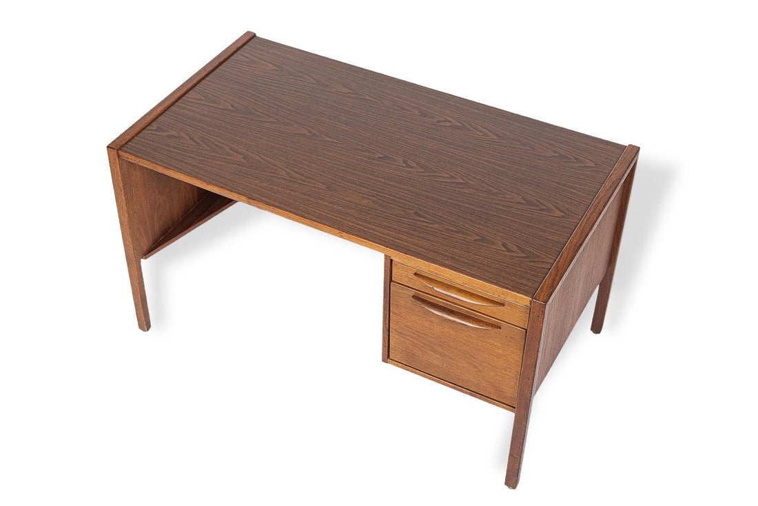 Vintage Mid Century Wood & Laminate Desk by Jens Risom