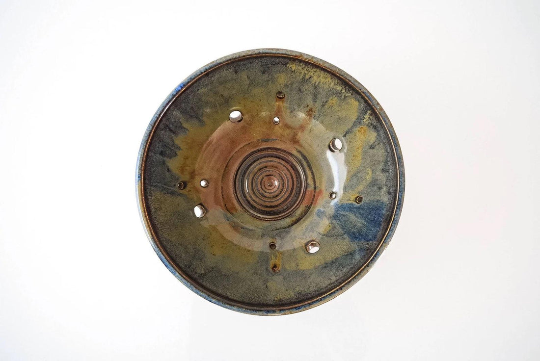 Vintage Mid Century Handcrafted Ceramic Decorative Bowl