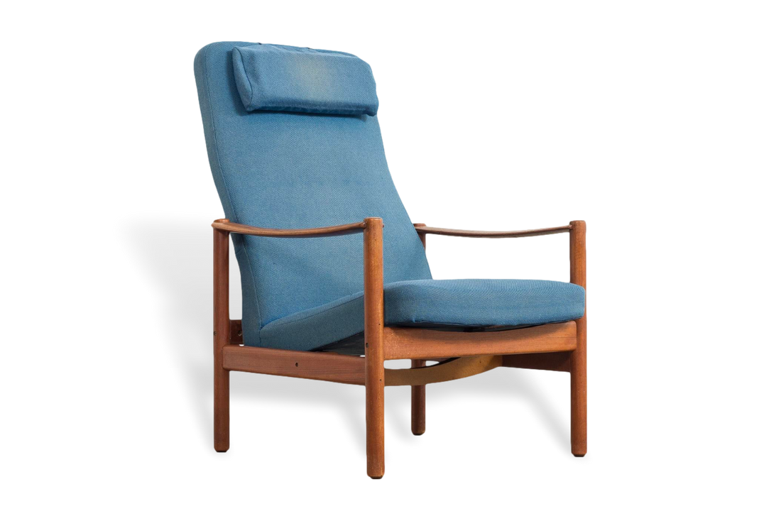 Mid Century Swedish Modern Folke Ohlsson for DUX (attr.) Reclining Lounge Chair