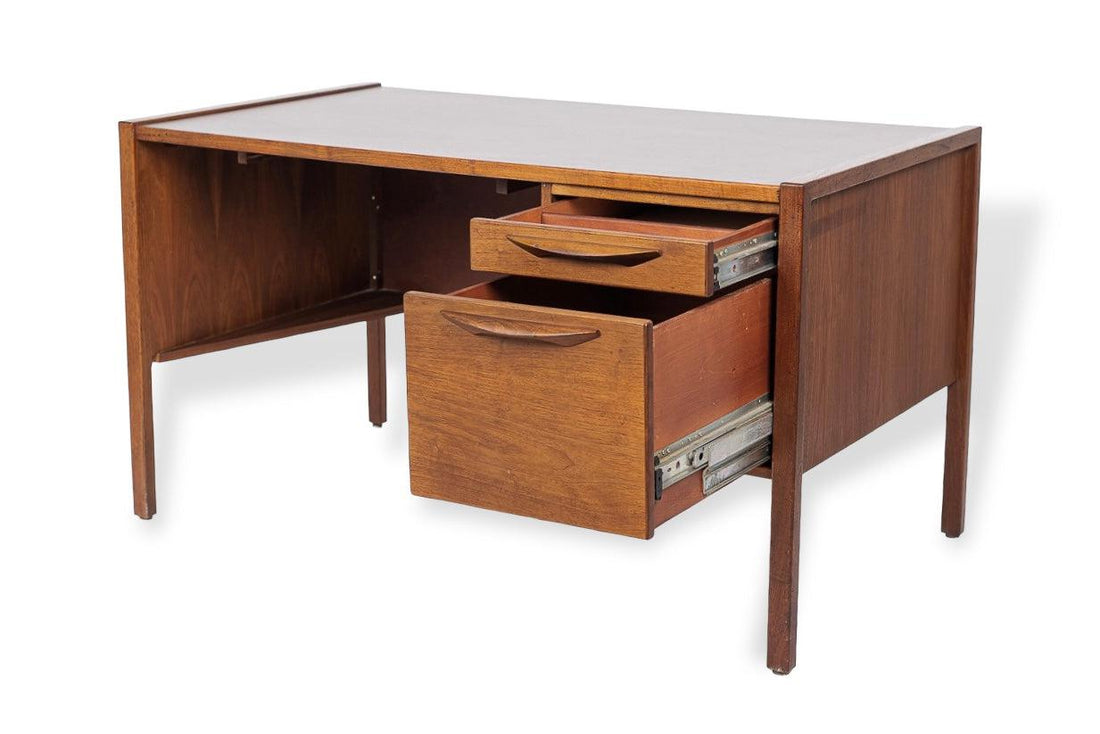 Vintage Mid Century Wood & Laminate Desk by Jens Risom