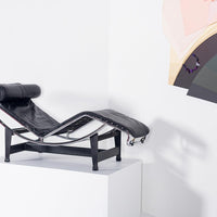 Vintage Cassina LC4 Chaise Lounge Chair by Le Corbusier, 1984