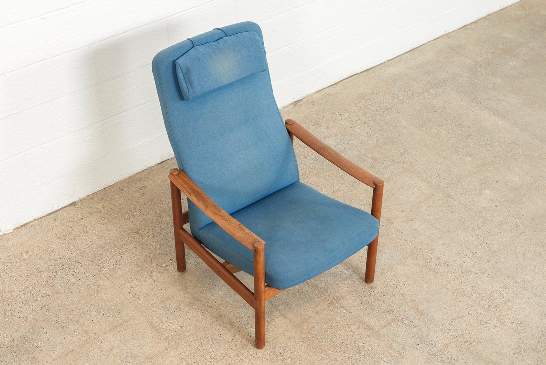 Mid Century Swedish Modern Folke Ohlsson for DUX (attr.) Reclining Lounge Chair