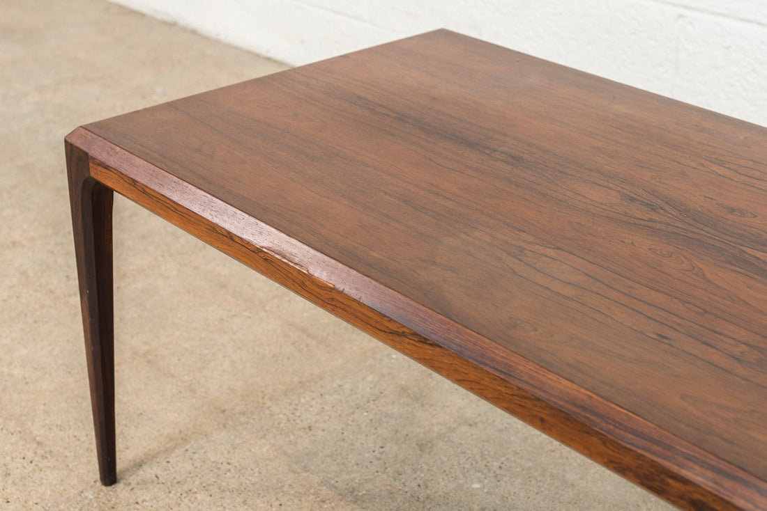 Vintage Danish Modern Johannes Andersen Rosewood Coffee Table