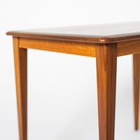 Vintage Mid Century Swedish Teak Wood Side End Table