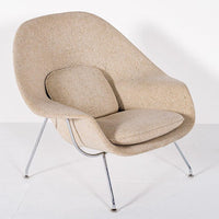 Mid Century Womb Lounge Chair & Ottoman by Saarinen for Knoll, 1960s