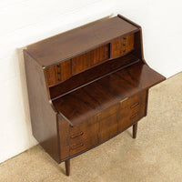 Vintage Mid Century Danish Modern Poul M. Jessen for Viby Rosewood Secretary Desk