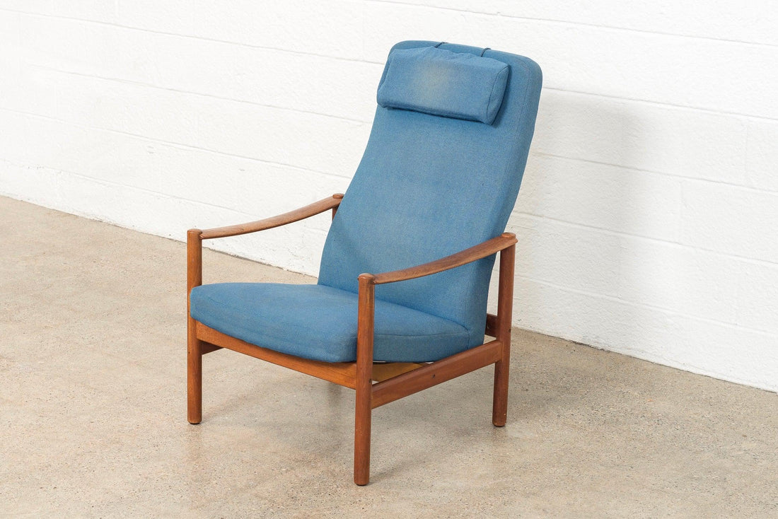 Mid Century Swedish Modern Folke Ohlsson for DUX (attr.) Reclining Lounge Chair