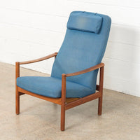 Mid Century Swedish Modern Folke Ohlsson for DUX (attr.) Reclining Lounge Chair