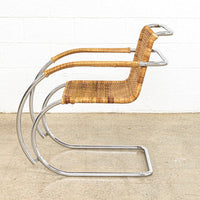 Vintage Mid Century Bauhaus MR 20 Cantilever Arm Chair by Mies van der Rohe for Stendig