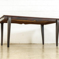 Antique French Art Deco Mahogany Wood Dining Table or Desk, 1930s