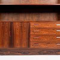 Mid Century Danish Bookcase in Rosewood by Carlo Jensen