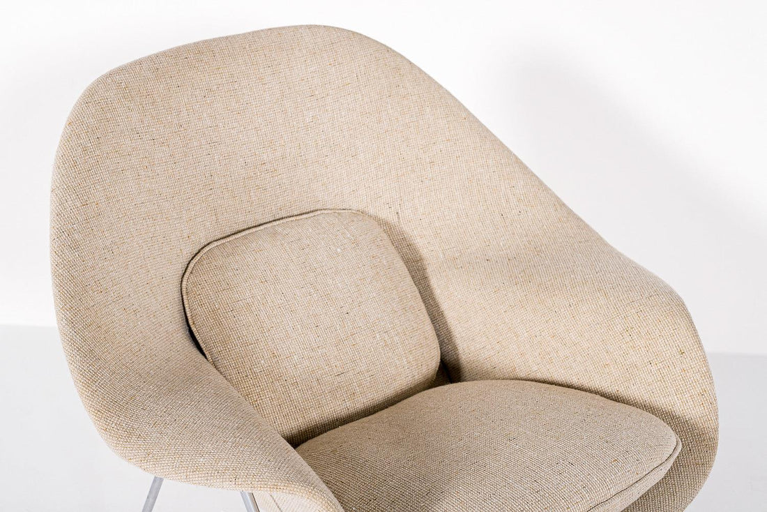 Mid Century Womb Lounge Chair & Ottoman by Saarinen for Knoll, 1960s