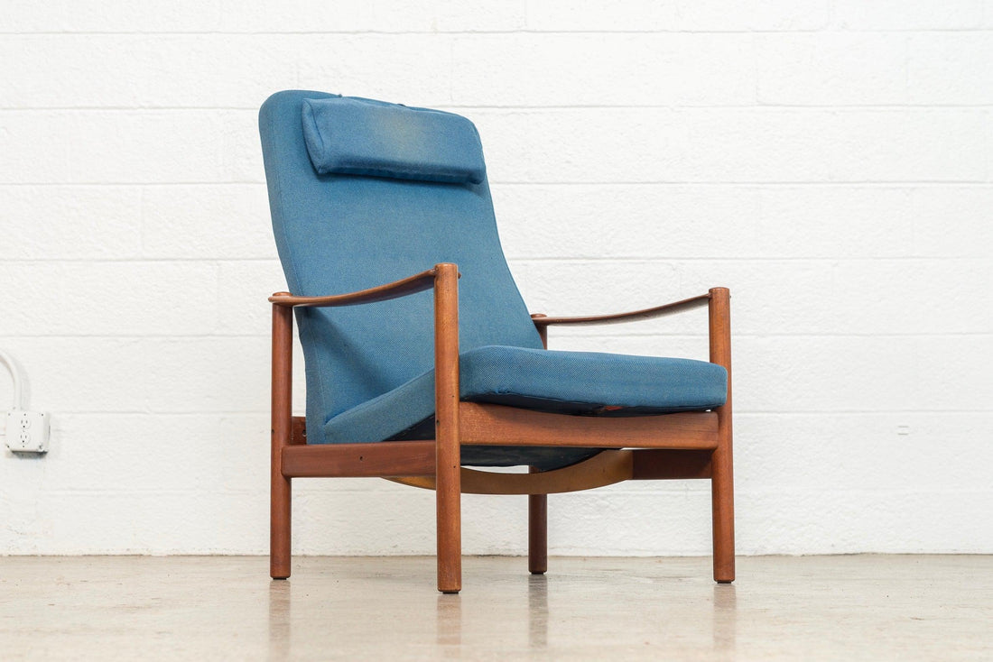 Mid Century Swedish Modern Folke Ohlsson for DUX (attr.) Reclining Lounge Chair