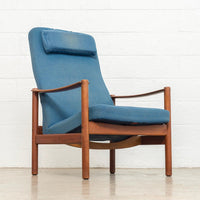 Mid Century Swedish Modern Folke Ohlsson for DUX (attr.) Reclining Lounge Chair