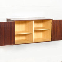 Mid Century Danish Modern Rosewood Wall Mounted Cabinet or Floating Shelf, 1960s