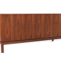 Mid Century Wood Credenza or Media Console by Jens Risom
