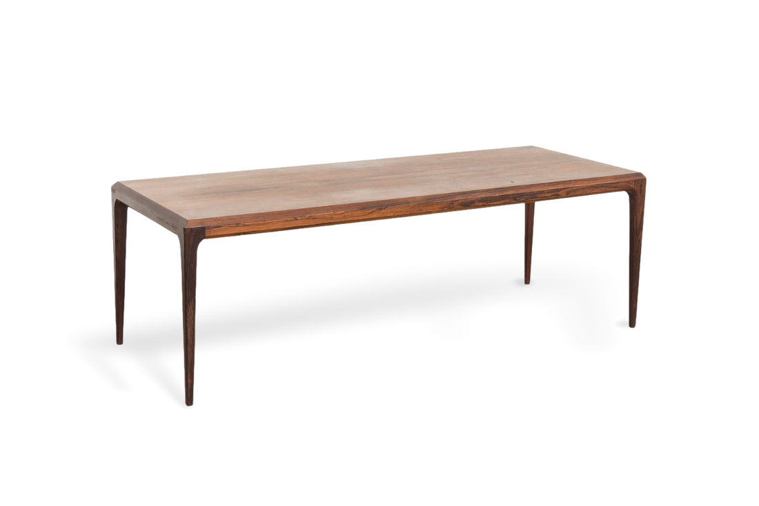 Vintage Danish Modern Johannes Andersen Rosewood Coffee Table