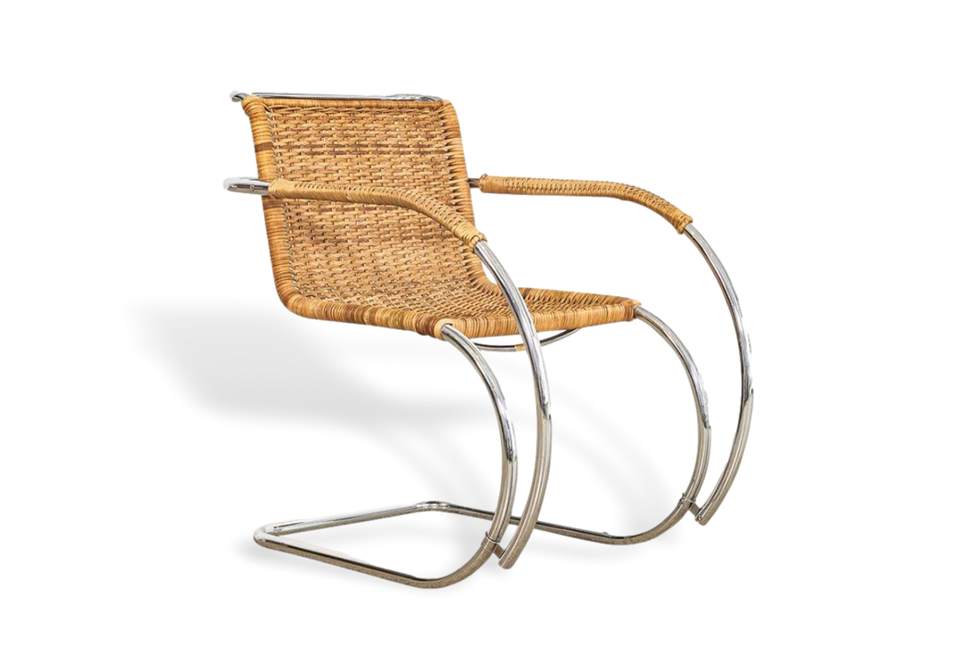 Vintage Mid Century Bauhaus MR 20 Cantilever Arm Chair by Mies van der Rohe for Stendig