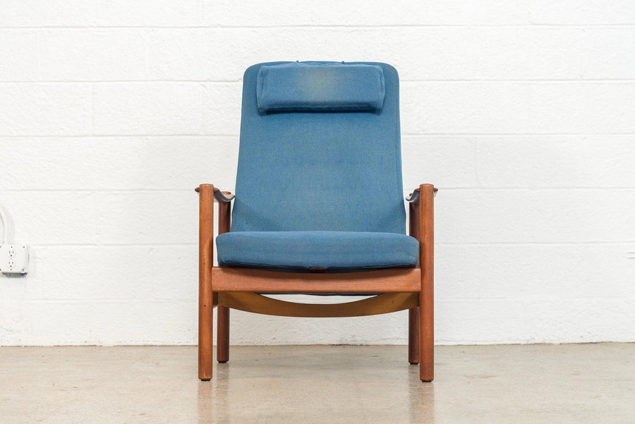 Mid Century Swedish Modern Folke Ohlsson for DUX (attr.) Reclining Lounge Chair