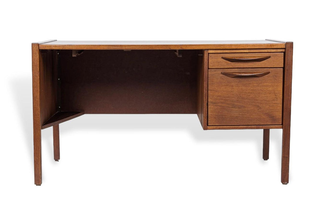 Vintage Mid Century Wood & Laminate Desk by Jens Risom