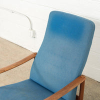 Mid Century Swedish Modern Folke Ohlsson for DUX (attr.) Reclining Lounge Chair