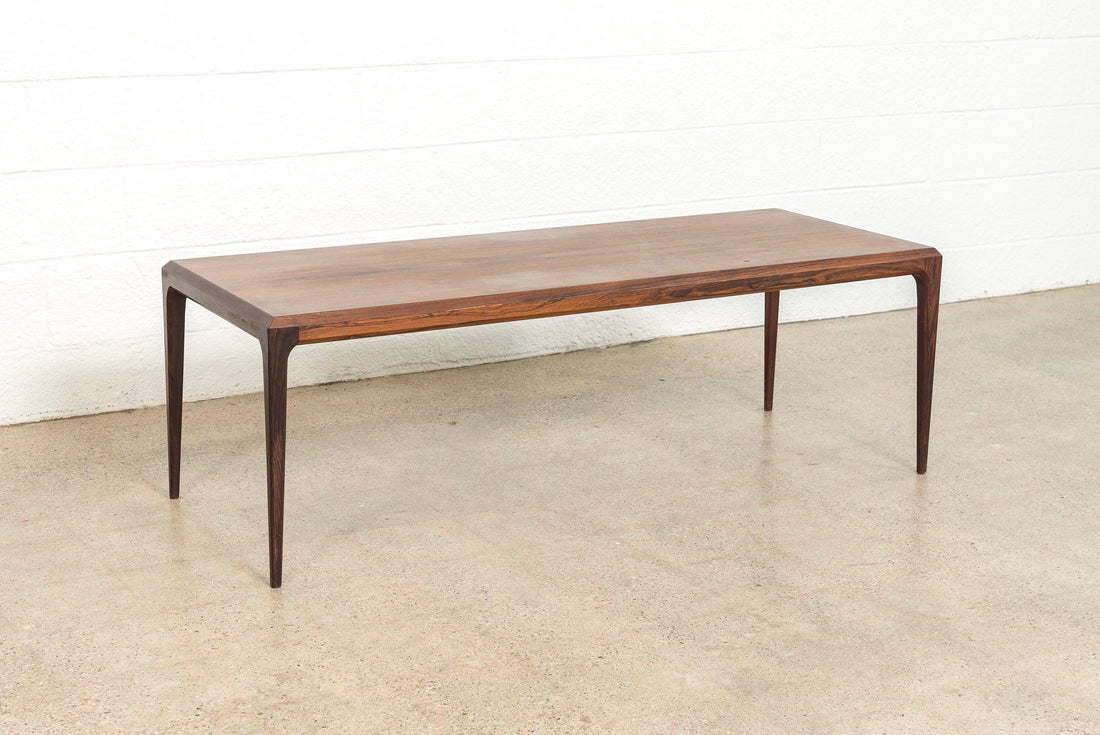 Vintage Danish Modern Johannes Andersen Rosewood Coffee Table