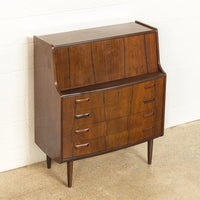 Vintage Mid Century Danish Modern Poul M. Jessen for Viby Rosewood Secretary Desk