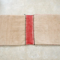 Antique Red Afghan Baluchistan Wool Tribal Saddlebag Rug